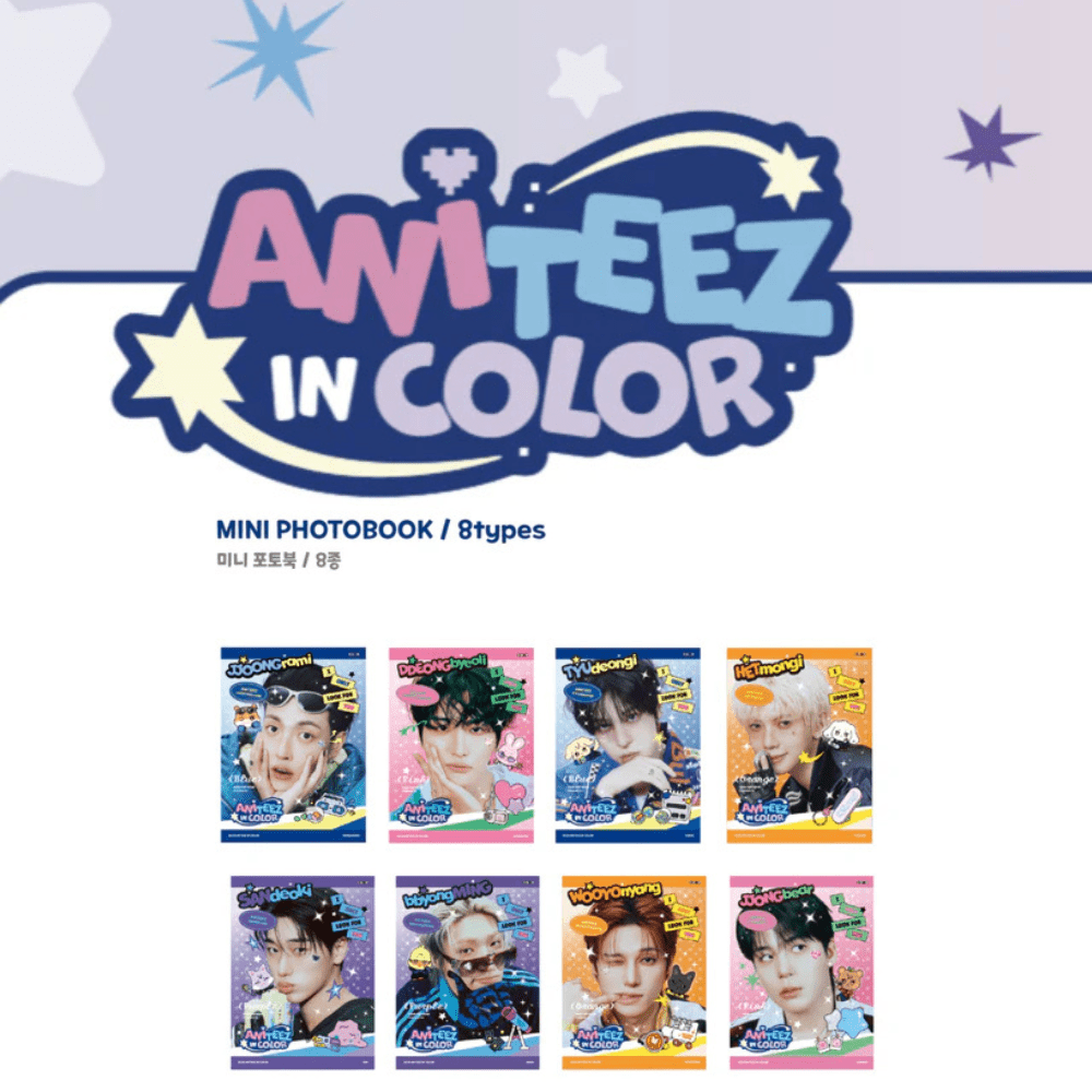 ATEEZ Aniteez Mini Photobook 📖 8 Member Versions Kpop Photobook ATEEZ Aniteez Mini Photobook 📖 8 Member Versions Kpop Photobook