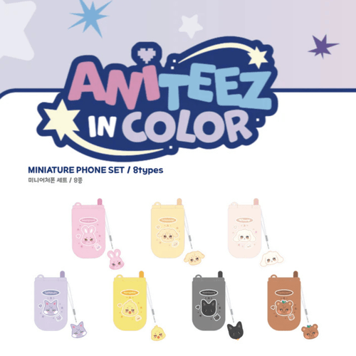 Ateez Aniteez In Color Miniature Phone Set Pre-Order