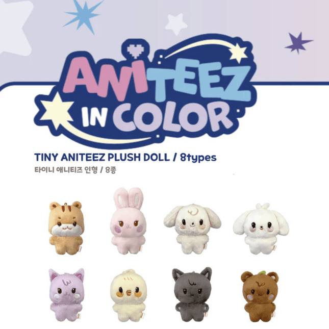 Ateez Aniteez in Color Tiny Aniteez Plus Doll Pre-Order