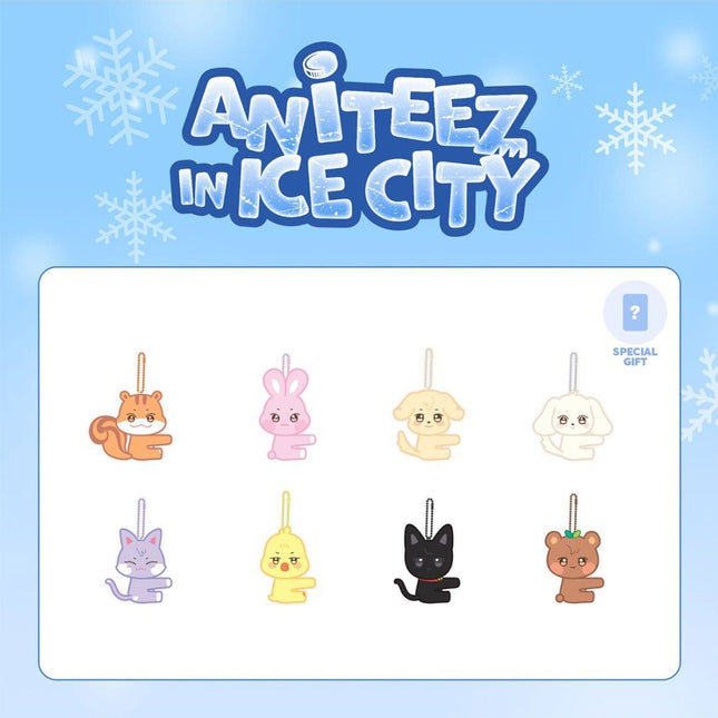 Ateez ice city plush photocard holder
