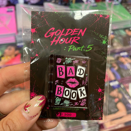 Ateez BAD BOOK Pins made by Kpop Exchange