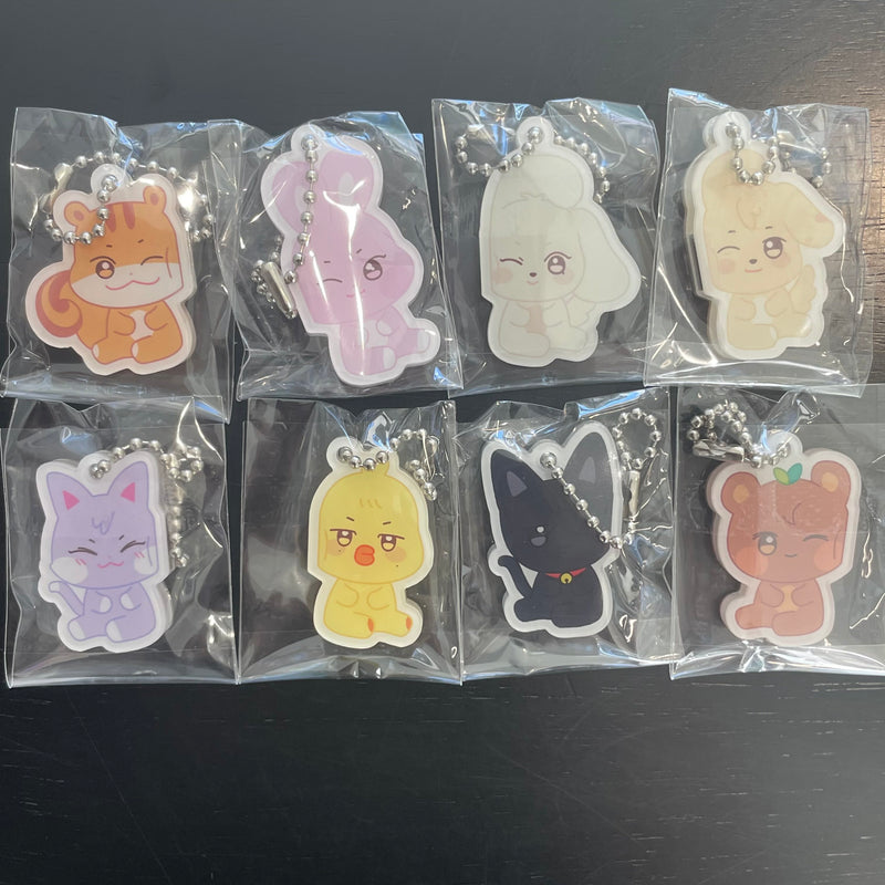 ATEEZ - GOLDEN HOUR : Part.5 ATINY Acrylic Magnet Keyring POB