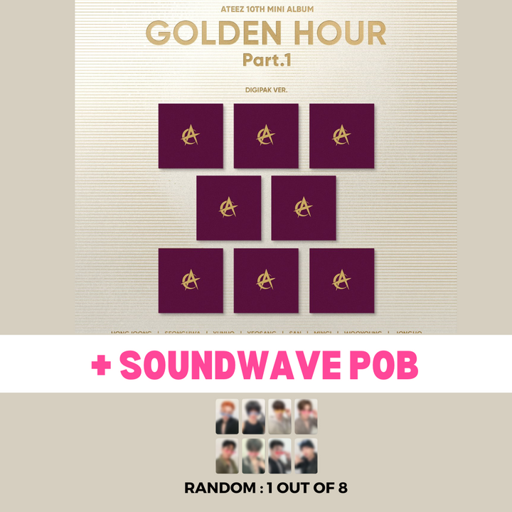 Ateez Golden Hour Digipack Soundwave POB