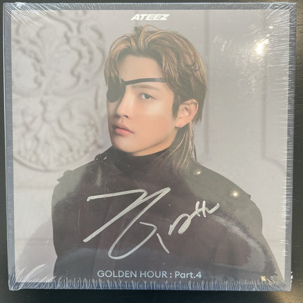 ATEEZ GOLDEN HOUR Part.4 autographed album buy USA, ATEEZ GOLDEN HOUR Part.4 Digipack pop-up exclusive, ATEEZ signed album USA, ATEEZ GOLDEN HOUR Part.4 member version digipack, ATEEZ Adrenaline album autographed, ATEEZ 13th mini album signed, ATEEZ GOLDEN HOUR Part.4 HONGJOONG signed, ATEEZ digipack signed cover