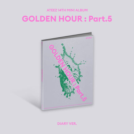 ATEEZ Golden Hour Part 5 Album Photobook Version POB Pre-Order Diary Version