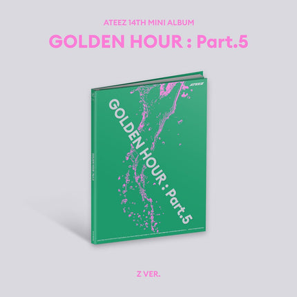 ATEEZ Golden Hour Part 5 Album Photobook Version POB Pre-Order Z Version