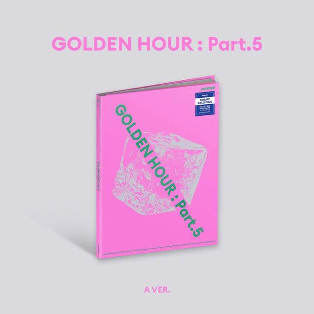 Ateez Golden Hour Part 5 Album Photobook Version Hello82 Exclusive A Version