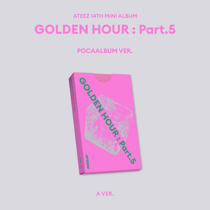 Ateez Golden Hour Part 5 Album Poca Album Pre-Order A Version