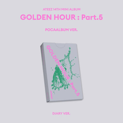Ateez Golden Hour Part 5 Album Poca Album Pre-Order Diary Version