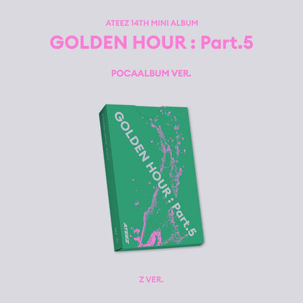Ateez Golden Hour Part 5 Album Poca Album Pre-Order Z Version