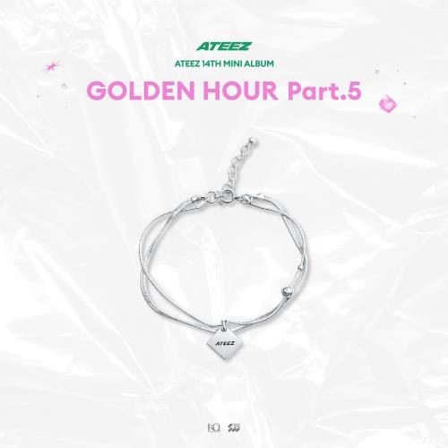[PRE-ORDER] ATEEZ - POP-UP STORE MD [GOLDEN HOUR Part.5] 925 SILVER BRACELET + POB
