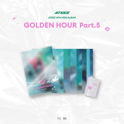 [PRE-ORDER] ATEEZ - POP-UP STORE MD [GOLDEN HOUR Part.5] L-HOLDER PHOTO SET + POB