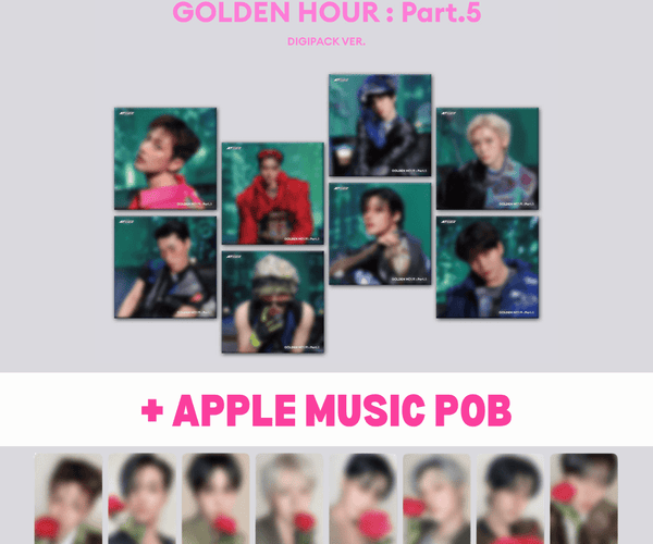 PRE-ORDER] ATEEZ GOLDEN HOUR Part.5 Digipack Ver. + POB – 8 Member