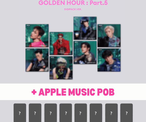 PRE-ORDER] ATEEZ GOLDEN HOUR Part.5 Digipack Ver. + POB – 8 Member