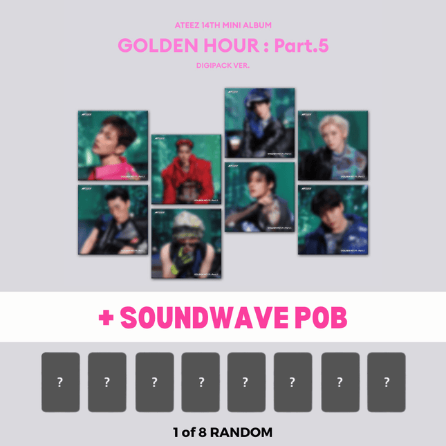 Ateez Golden Hour Part 5 Digipack pre-order