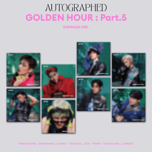Ateez Golden Hour Part 5 Digipack Version SIGNED