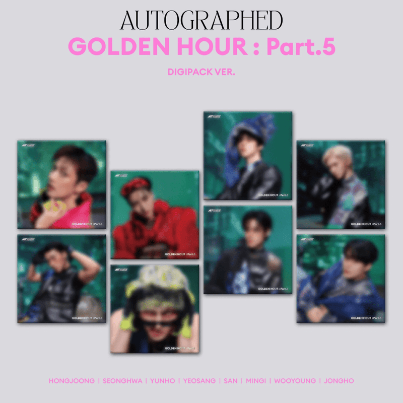 [AUTOGRAPHED] ATEEZ - GOLDEN HOUR : Part.5 [Digipack Ver.]