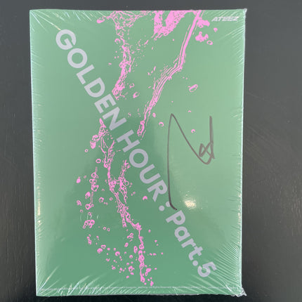 Ateez Golden Hour Part 5 Photobook Ver Signed A Version San
