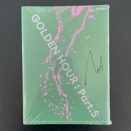 Ateez Golden Hour Part 5 Photobook Ver Signed Version San