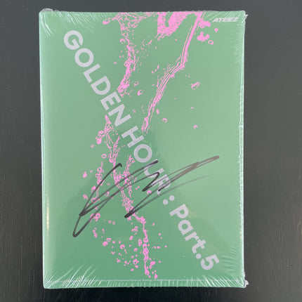 Ateez Golden Hour Part 5 Photobook Ver Signed Version Yeosang