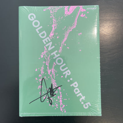 Ateez Golden Hour Part 5 Photobook Ver Signed Version Jongho