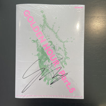 Ateez Golden Hour Part 5 Photobook Ver Signed A Version Mingi