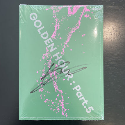 Ateez Golden Hour Part 5 Photobook Ver Signed A Version Seonghwa