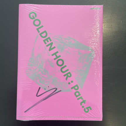 Ateez Golden Hour Part 5 Photobook Ver Signed Version Wooyoung