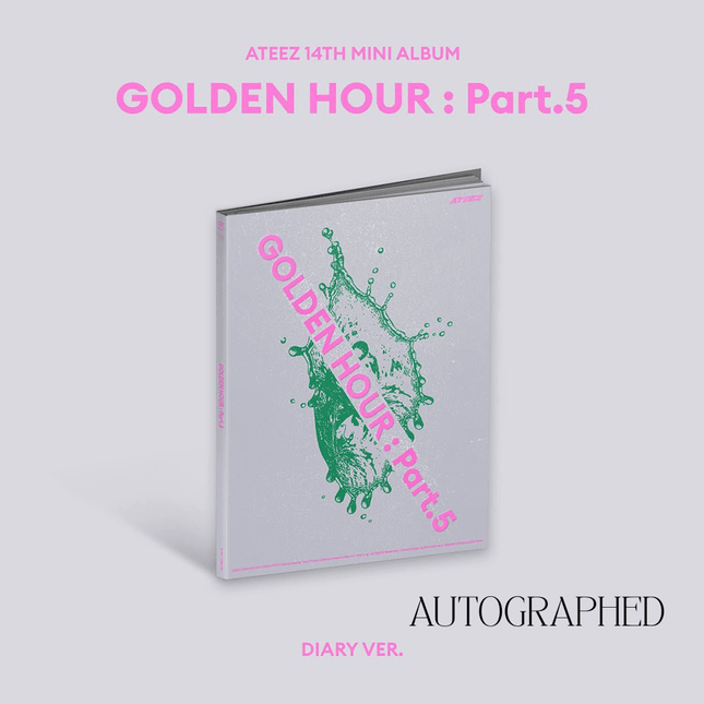 Ateez Golden Hour Part 5 Photobook Ver Signed Diary Version