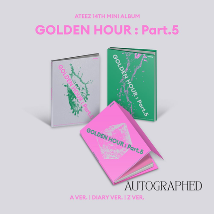 Ateez Golden Hour Part 5 Photobook Ver Signed