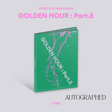 Ateez Golden Hour Part 5 Photobook Ver Signed Z Version