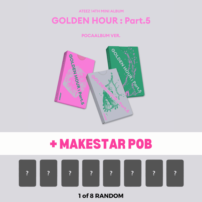 Ateez Golden Hour Part 5 Poca Pre-Order Makestar POB