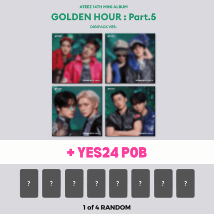[PRE-ORDER] ATEEZ - GOLDEN HOUR : Part.5 [UNIT Digipack Ver.] + POB