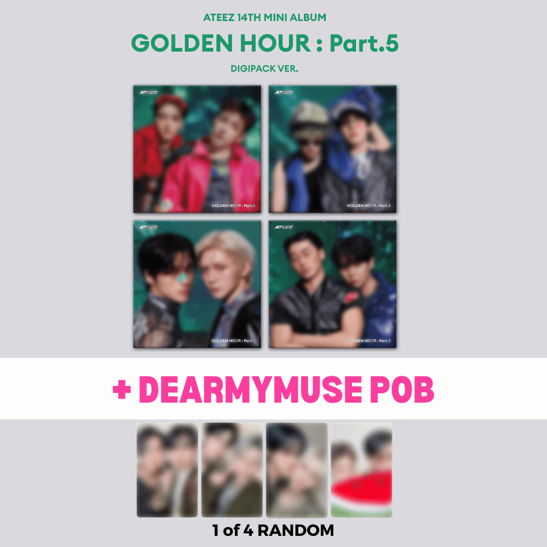 PRE-ORDER] ATEEZ GOLDEN HOUR Part.5 Unit Digipack Ver. + POB – 4