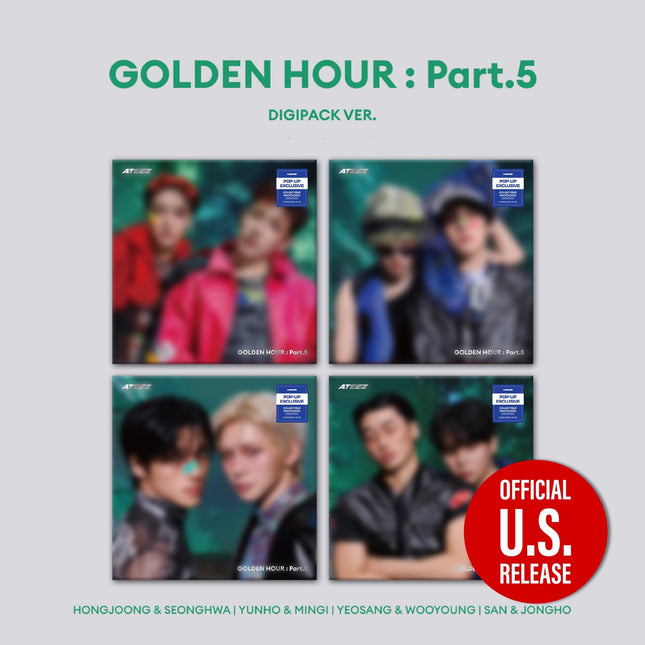 [PRE-ORDER] ATEEZ - GOLDEN HOUR : Part.5 [Unit Digipack Ver.] [POP-UP Excl.]