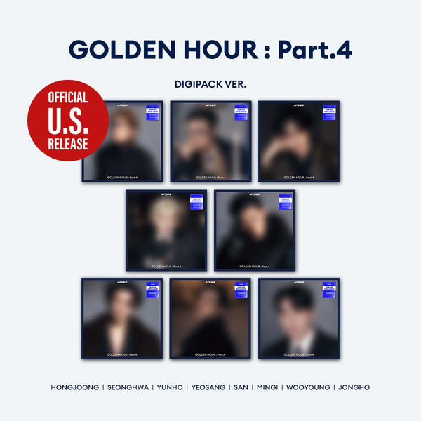 Hello82 POP-UP Exclusive Digipack: ATEEZ GOLDEN HOUR : Part.4