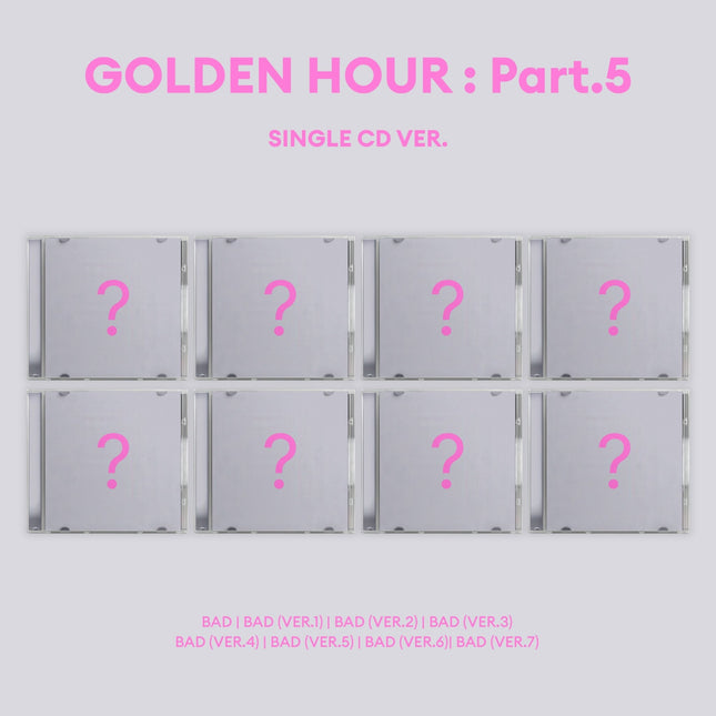 ATEEZ BAD Single CD Golden Hour Part.5 Pre- Order Set
