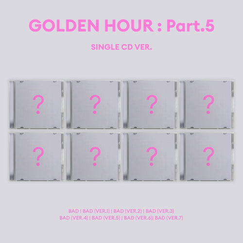 ATEEZ BAD Single CD Golden Hour Part.5 Pre- Order Set