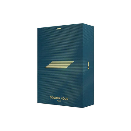 ATEEZ Golden Hour Part.1 Blue Hour version front cover – official KQ Entertainment album at Kpop Exchange