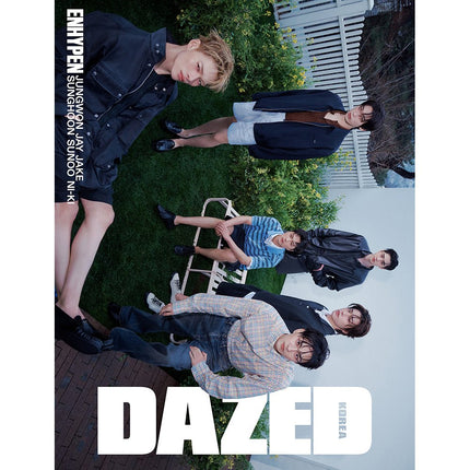 Enhypen Dazed and confused Korea magazine may issue 2026 B Cover