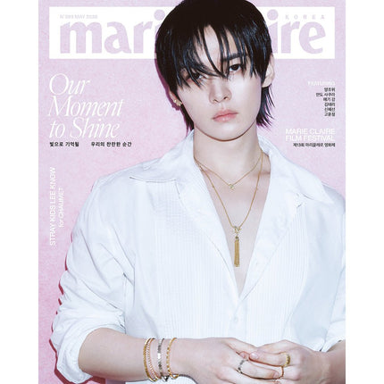 Stray kids lee know marie claire korea may issue 2026