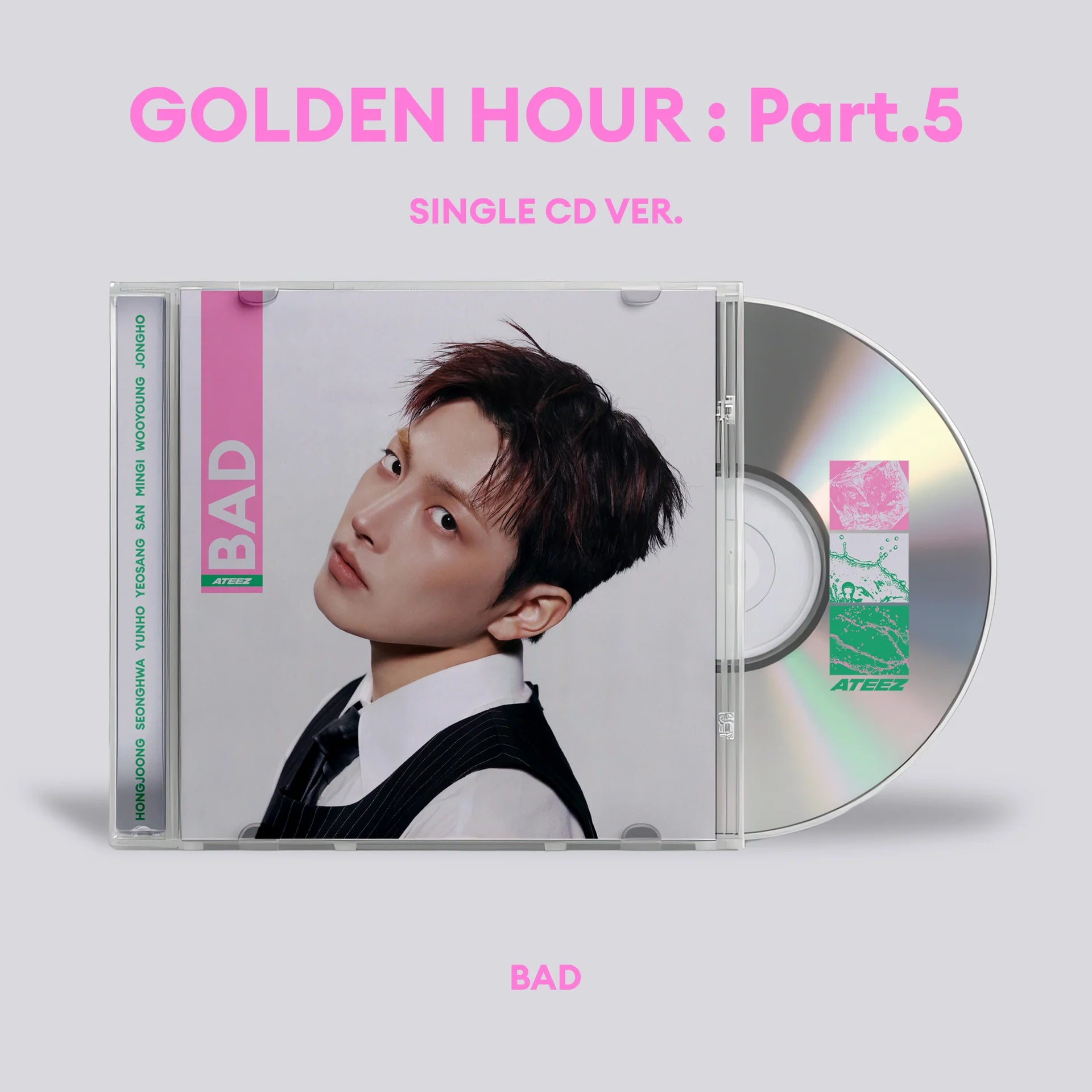 ATEEZ BAD Single CD | GOLDEN HOUR Part.5 Pre-Release | Kpop Exchange ATEEZ BAD Single CD | GOLDEN HOUR Part.5 Pre-Release | Kpop Exchange