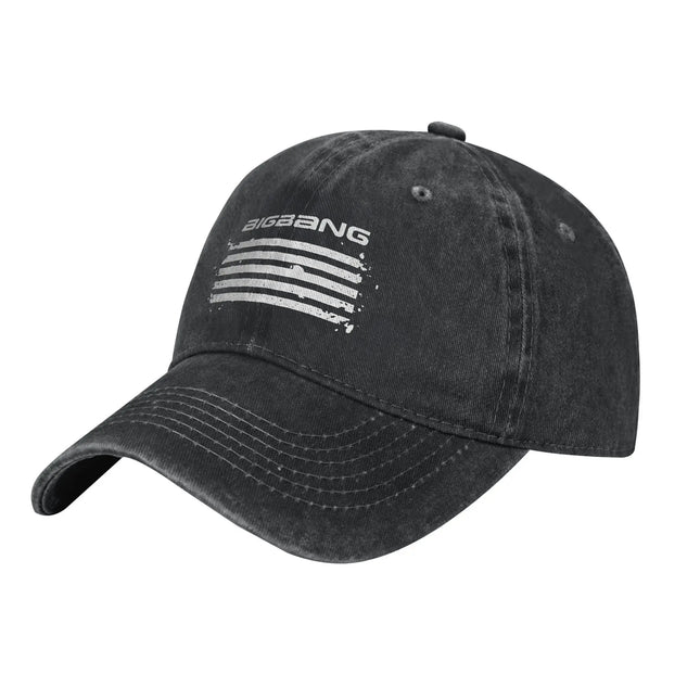 BIGBANG G-Dragon Distressed Denim Baseball Caps