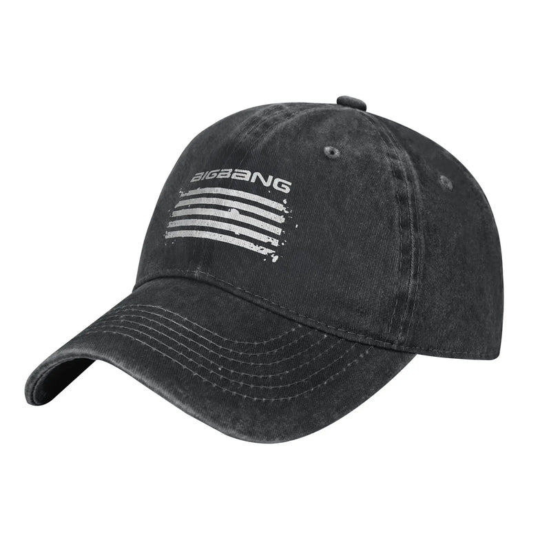 BIGBANG G-Dragon Distressed Denim Baseball Caps