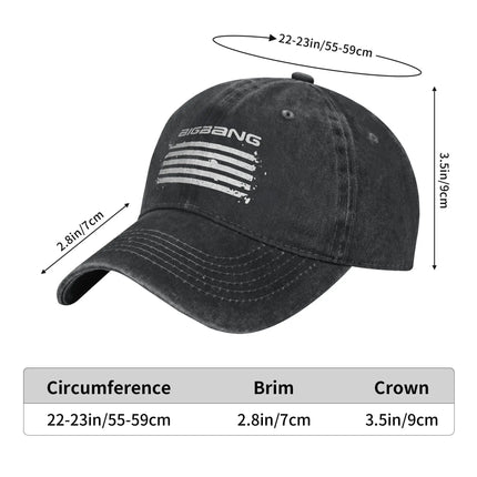 BIGBANG G-Dragon Distressed Denim Baseball Caps 