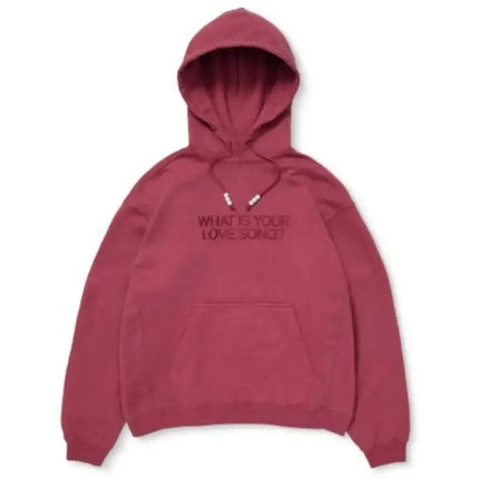 BTS ARIRANG "WHAT IS YOUR LOVE SONG" RED HOODIE [FANMADE]