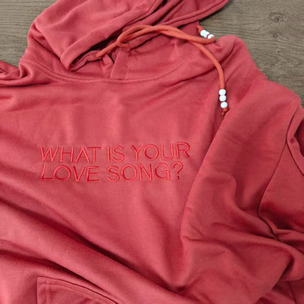 BTS ARIRANG "WHAT IS YOUR LOVE SONG" RED HOODIE [FANMADE]