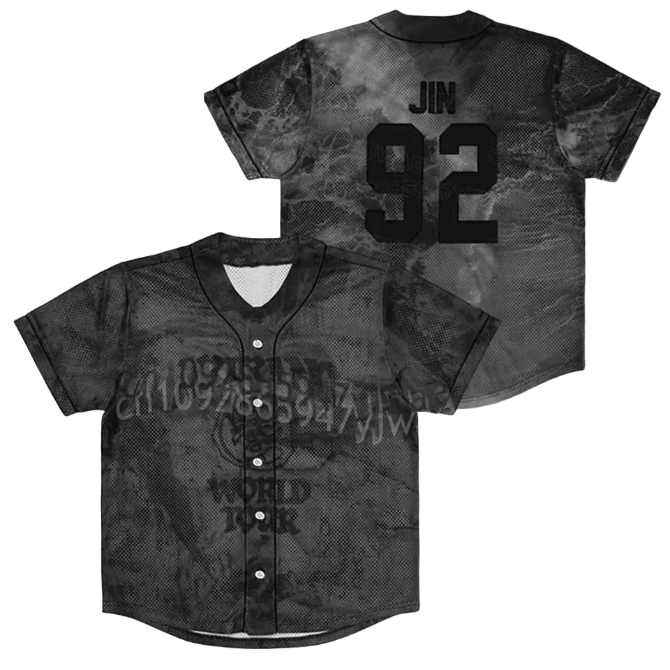 FANMADE] BTS ARIRANG World Tour Baseball Jersey Shirt | Kpop Exchange