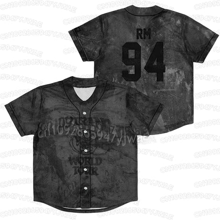 Buy BTS ARIRANG World Tour Baseball Jersey Shirt Fanmade | Kpop