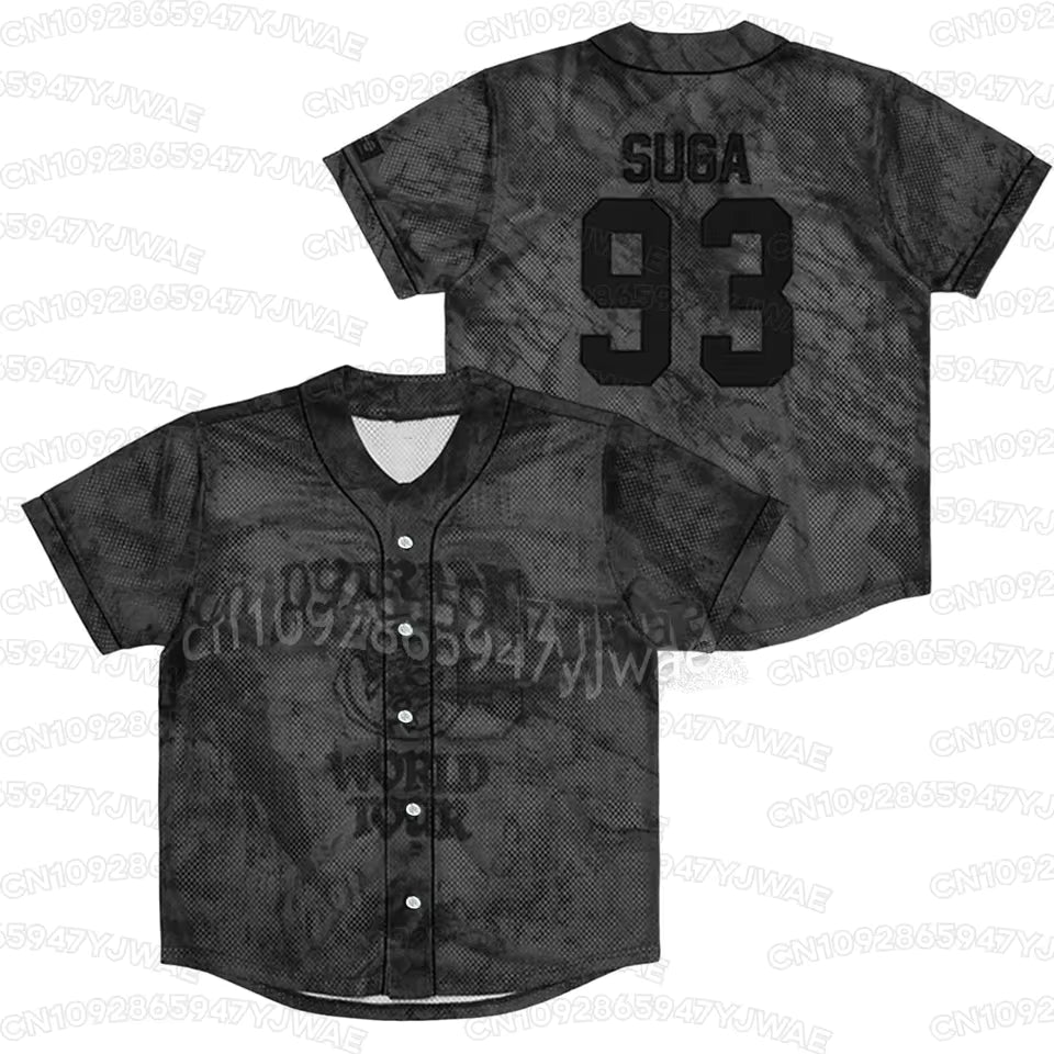 Buy BTS ARIRANG World Tour Baseball Jersey Shirt Fanmade | Kpop Buy BTS ARIRANG World Tour Baseball Jersey Shirt Fanmade | Kpop